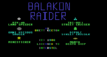 Balakon raider,